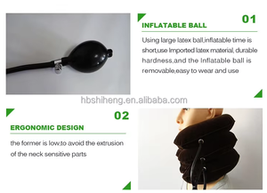 ปลอกคอพยุงคอแบบเป่าลมปรับได้สำหรับบรรเทาอาการปวดคอทันที (น้ำหนักเบา) - Product Image 4