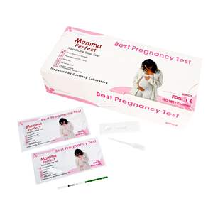 Test de grossesse rapide Mamma Perfect, bandelette et cassette HCG, pour femmes enceintes. - Product Image 4