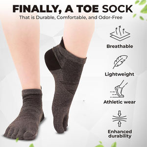 Merino Wool Five Toe <span class=keywords><strong>Socks</strong></span> para homens e mulheres - Product Image 3