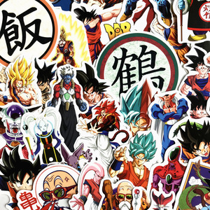 100 Piezas <span class=keywords><strong>de</strong></span> Adhesivos <span class=keywords><strong>de</strong></span> Anime <span class=keywords><strong>de</strong></span> Dragon Z, Adhesivos Decorativos para Equipaje, Automóviles, Botellas, Computadoras Portátiles, Paredes - Product Image 3