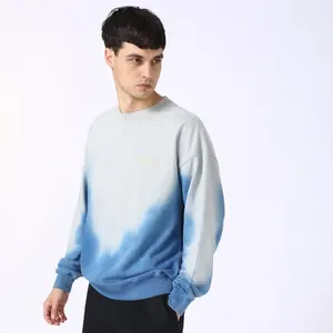 Oem Groothandel Custom Sweatshirts, Wassen, Fleece, Print, Ronde Hals Heren Hoodies En Sweatshirts