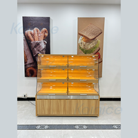 Vitrine à gâteaux Kainice Odm, meuble de boulangerie en fer, vitrine pour pâtisserie