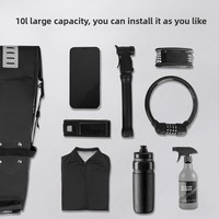 Sacoche arrière de vélo multifonctionnelle, grande capacité, imperméable, style Bongo, équipement de cyclisme