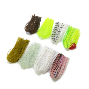Appâts de pêche Flare Head Silicone Jupe en soie Plomb Bait Whisker Man Anti-Hanging parapluie <span class=keywords><strong>sensation</strong></span> jupes Leurres de pêche - Product Image 5