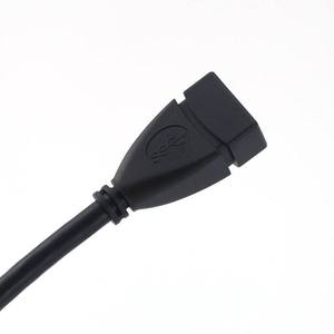 90 Degree Right Angle USB 3.0 Extension Cable 5Gps Data Sync USB 3.0 Male to Female <b>Adapter</b> Cord Extension Cable - Product Image 3