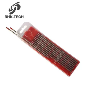 RHK-varilla de tungsteno para soldadura TIG, herramienta de carburo de alta tecnología, personalizada, precio barato, 1,0x150mm, WT20, en venta