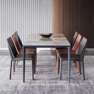 Set di Tavolo da Pranzo di Lusso <span class=keywords><strong>con</strong></span> 4-6 Sedie per <span class=keywords><strong>Cucina</strong></span> - Product Image 4
