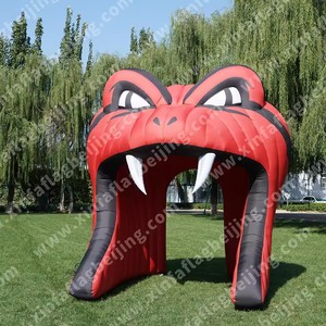 तेजी से शिपिंग फैक्टरी प्रत्यक्ष बिक्री लाल ऑक्सबर्ड मौसम प्रतिरोधी पानी रिपेलेंट सुरंग प्रवेश इंफ्लेटेबल-इन पंखे कस्टम - Product Image 3