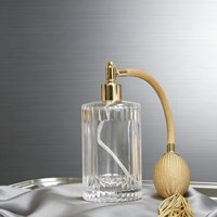Flacon de parfum en verre rechargeable de 100 ml, 30 ml, 50 ml avec atomiseur à brume fine, flacon vintage pour parfum de luxe