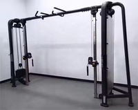Appareil de musculation multifonctionnel professionnel à câbles croisés, machine de gym avec double pile de poids, poulie réglable, équipement de force pour le corps entier en acier