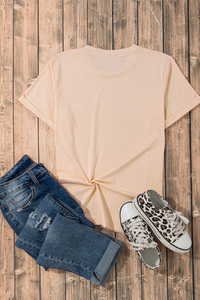 Dear-Lover Vente en gros <span class=keywords><strong>Halloween</strong></span> Femmes Kaki Floral Citrouille Imprimer <span class=keywords><strong>T</strong></span>-<span class=keywords><strong>shirt</strong></span> décontracté - Product Image 4