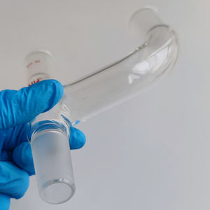 CS perangkat kaca laboratorium gelas distilasi Claisen adaptor kaca borosilikat <span class=keywords><strong>3</strong></span> cara adaptor konektor - Product Image 6