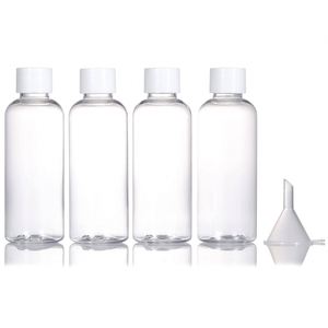 ขวดพลาสติก PET สำหรับเครื่องสำอาง ฝาเกลียว ใส สีปรับแต่งได้ สำหรับโลชั่นและแชมพู 30 มล./100 มล./120 มล./250 มล. - Product Image 1