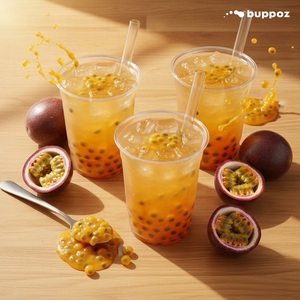มันสำปะหลังและระเบิดผลไม้เสาวรส Boba Popping Boba - Product Image 5