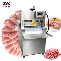 Machine à trancher automatique commerciale pour viande congelée, idéale pour la découpe de rouleaux de mouton et de bœuf pour restaurants de fondue et boucheries