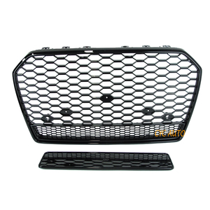 Griglia Anteriore Nera Lucida a Rete Design RS6 con Cornice Inferiore per <span class=keywords><strong>Audi</strong></span> <span class=keywords><strong>A6</strong></span> C7.5 S6 4G 2016 2017 <span class=keywords><strong>2018</strong></span> - Offerta Speciale - Product Image 1