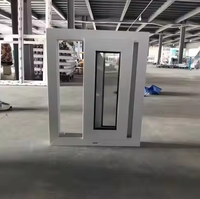 Einfaches haus upvc fenster wasserdichte wärme isolierung reflektierende pvc fenster schiebefenster