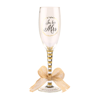 Cadeau de mariage personnalisé pour Monsieur et Madame, ensemble de verres à champagne en or