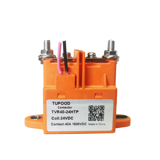 TUPOOD High Voltage 12V 24V 40A 1500VDC Connector EV Relay Dc Contactor EV Relay for Vehicle /Forklift / Stacker/Pallat Truck
