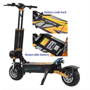 Entrepôt de l'UE 60V 40AH batterie amovible 85KMH vitesse rouleau électrique avec selle confortable 5600w-6000w scooter électrique - Product Image 3