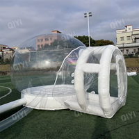 Dôme à bulles gonflable transparent géant en PVC pour l'extérieur, tente et maison avec taille personnalisable