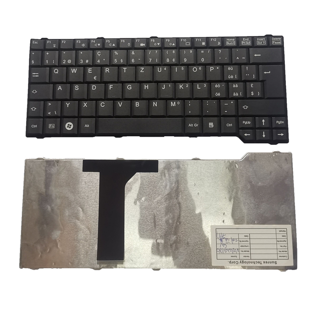 NEW for Fujitsu Amilo PA3515/PA3553/PA3575/Pi3525/Pi3540 Laptop Keyboard PS/2 Interface Capacitive Mechanical Swedish