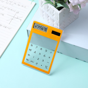 Großhandel Transparenter Touchpad-Taschenrechner Ultraflacher Solar-Mini-Taschenrechner für Lernen und Büro - Product Image 2