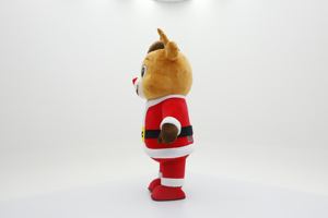 Noël Animal géant gonflable <span class=keywords><strong>cerf</strong></span> gonfler Animal mascotte Costumes pour adultes Cosplay porter 2m/2.6m <span class=keywords><strong>cerf</strong></span> vêtements gonflables - Product Image 3
