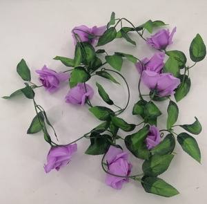 Plantas de pared artificiales colgantes, decoración de hojas de vid, vid de <span class=keywords><strong>flor</strong></span> - Product Image 3