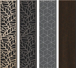 Hiện đại nội thất cách âm tấm Tường & âm thanh hấp thụ Dải thân thiện với môi gỗ 90% giảm tiếng ồn chống cháy 3D mô hình thiết kế - Product Image 4