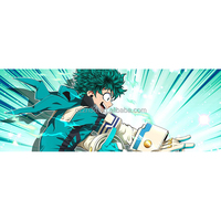 Наклейка на автомобильное стекло My Hero Academia: Горячие товары, индивидуальный дизайн, 3D лентикулярная печать, водонепроницаемая, экологичная
