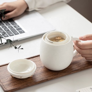 <span class=keywords><strong>Tasse</strong></span> à thé en céramique <span class=keywords><strong>avec</strong></span> <span class=keywords><strong>infuseur</strong></span> et couvercle, design <span class=keywords><strong>chat</strong></span>, logo personnalisé, vente en gros - Product Image 4