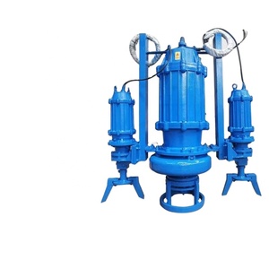 Bomba Sumergible Grande para Lodos de Arena, de Alto Cromo, para Uso en Riego y Agricultura, Conexión de Brida, Modelo ZJQ, 0.1-500 M/h Chr - Product Image 2