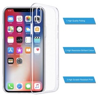 Pour iPhone 11 12 13 14 15 16 17 Pro Max étui mince clair souple TPU couverture prise en charge de la charge sans fil pour iPhone X XR XS 6 7 8 Plus