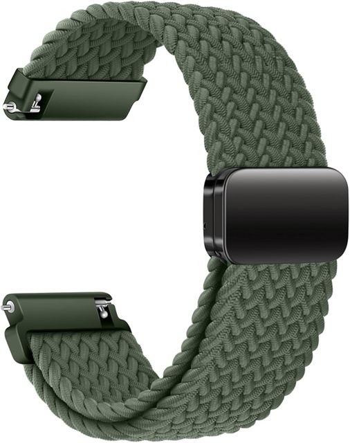 CM Hot Selling Durable Breathable Elastic Nylon Magnetic Clasp Smartwatch Band 20/22mm Adjustable for All Sizes
