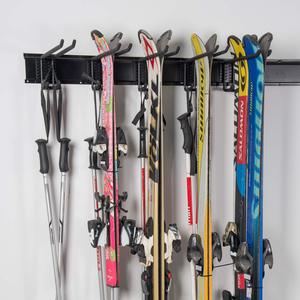 10 paia di Garage in metallo sistema di organizzazione di stoccaggio per sci e snowboard <span class=keywords><strong>parete</strong></span> Rack per uso utensile - Product Image 3