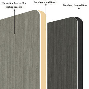 Étanche à l'humidité bambou bois/charbon <span class=keywords><strong>de</strong></span> bois fibres hôtel projet KTV fond bois face panneau mural en cristal <span class=keywords><strong>de</strong></span> carbone - Product Image 3