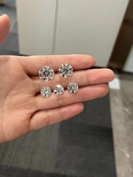 Toptan CVD HPHT Lab-Grown Diamond 0.7-4.2-6.5-8-9mm parlak yuvarlak kesim DEF VVS IGI sertifikası gevşek taşlar