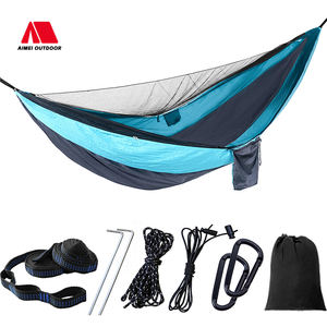 Ultra-léger Étanche Portable <span class=keywords><strong>Parachute</strong></span> Nylon Adultes Portable Camping Jardin Confortable et Durable 201D Nylon Hamac Swing - Product Image 4