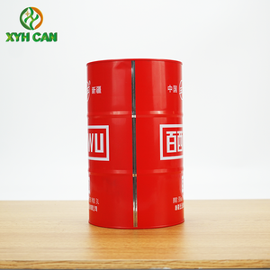 Thiết kế tốt tùy chỉnh vuông kim loại hộp thiếc chất lượng cao thiếc tròn có thể cho Vodka Rượu & bia chai tinplate đồ uống bao bì - Product Image 3