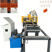 Machine de profilage à froid pour poutres en P, poutres à marches et poutres de type Fly Saw pour rayonnages industriels et étagères de stockage de palettes