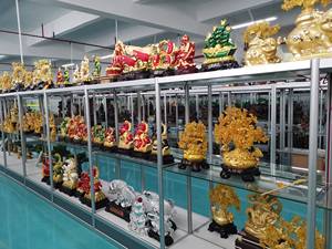 Ciotola del Tesoro in Stile Cinese, Barile Dorato, Salvadanaio in Stile Cinese, Decorazione Portafortuna, Ornamenti per Vetrinetta Vini in Resina - Product Image 6