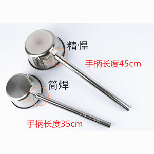 Juego de Cucharones de Acero Inoxidable de 3 Piezas, Resistentes, con Mango Largo, para Cocina, Uso Doméstico y Comercial - Product Image 4