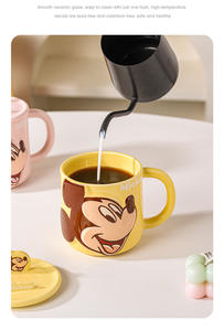 <span class=keywords><strong>Taza</strong></span> de Cerámica Original de Mickey <span class=keywords><strong>Mouse</strong></span> con Tapa y Soporte para Teléfono, Linda <span class=keywords><strong>Taza</strong></span> de Café para Parejas, Regalo para Amigos - Product Image 5