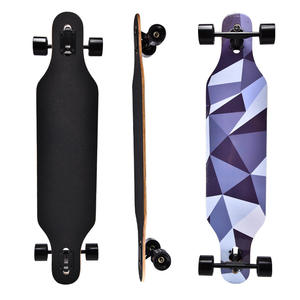 Skateboard Long pour enfants, planche à roulettes plates, personnalisable, surf pour adultes, prix d'usine - Product Image 1
