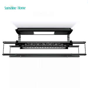 Máquina Plegadora de Ropa Automática de Calidad Premium, Negra, de Aluminio, para Montar en el Techo, para Secar Ropa en el Balcón o Exteriores - Product Image 6