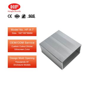 Custom CNC Anodized Extruded Aluminum Extrusion Enclosure Case Analog Signal Controller <b>Boxes</b> Housing - Product Image 2