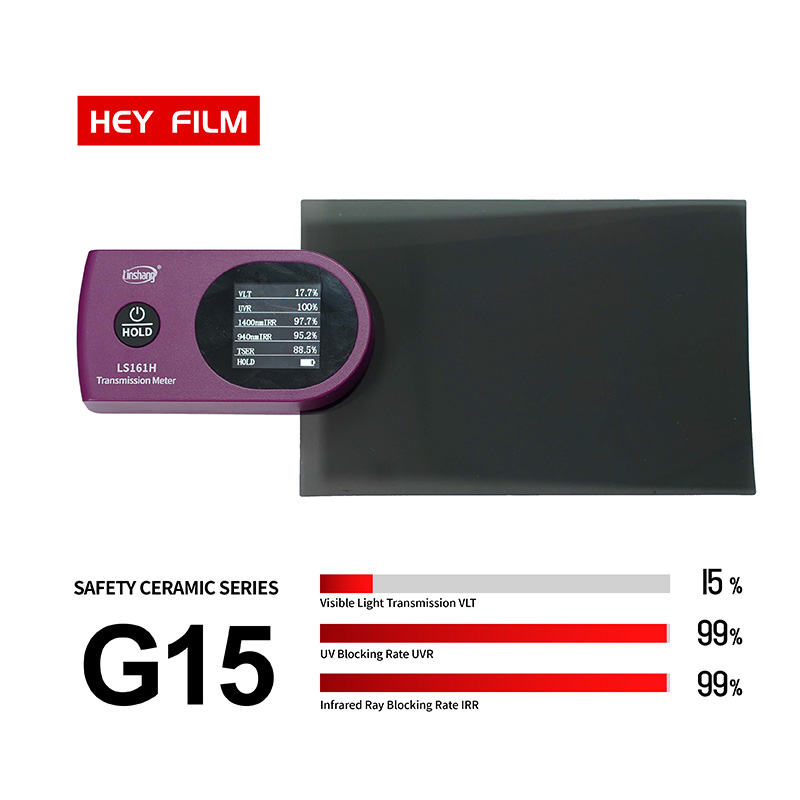 Taux de transmission visuelle (VT) 15 %