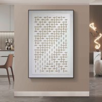 Peinture décorative 3D tridimensionnelle, art mural abstrait moderne simple, nouvelle tendance, art moderne abstrait