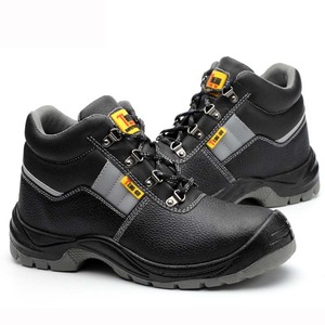 Stivali di Sicurezza Unisex in Vera Pelle Traspirante, Scarpe con Punta Rinforzata Personalizzate per Costruzioni e Fabbriche, Antiscivolo, Estivi - Product Image 5